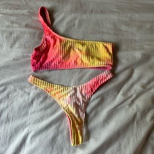 Dippin Daisys Fuego pink&orange bikini